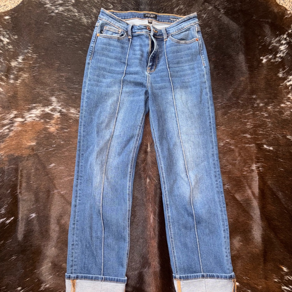 Judy Blue Women's Straight Leg Jeans - Blue